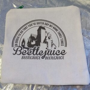 Beetle-Haunt House - small, one of a kind, zipped, purse