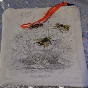 Nectar Detectives - small, one of a kind, zipped, purse