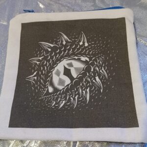 Nightmare Gaze – a small, unique, zipped purse